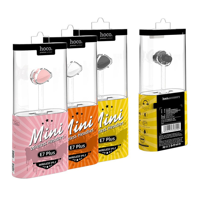 Wireless headset “E7 Plus La joie” earphone with mic