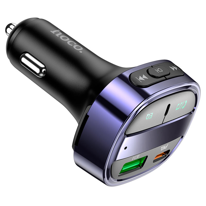 Car charger “E70” PD30W+QC3.0 with wireless FM transmitter