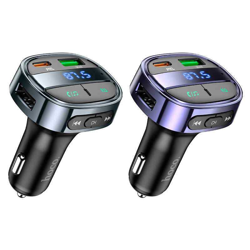 Car charger “E70” PD30W+QC3.0 with wireless FM transmitter
