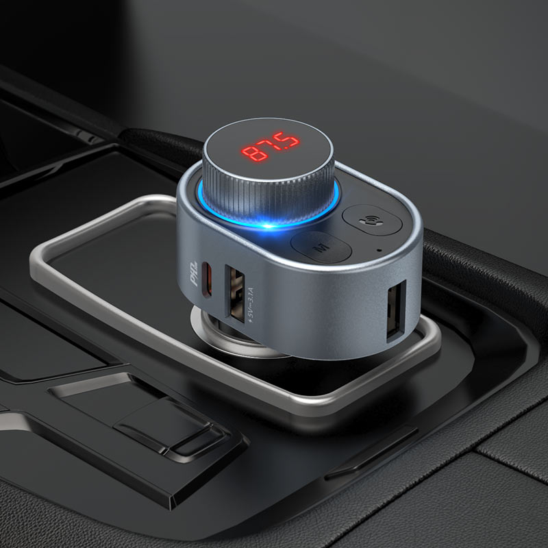 Car charger “E72 Alegria” PD30W with wireless FM transmitter