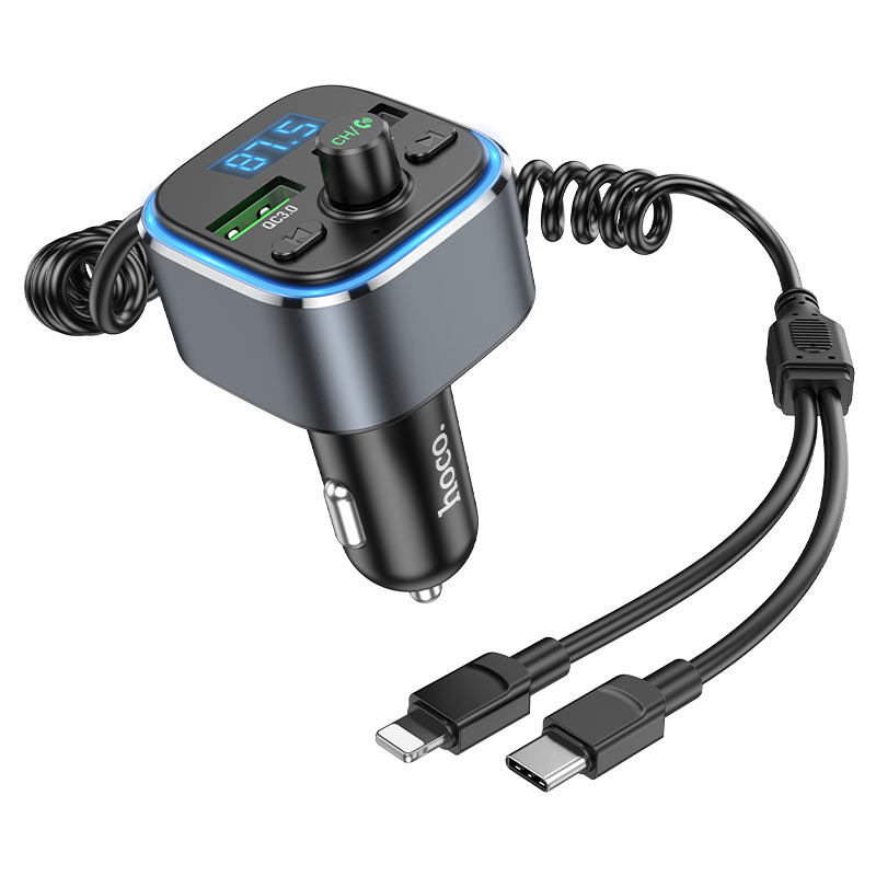 Car charger “E74 Energy” 2-in-1 with wireless FM transmitter