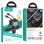 Car charger “E74 Energy” 2-in-1 with wireless FM transmitter