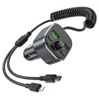 Car charger “E74 Energy” 2-in-1 with wireless FM transmitter