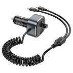 Car charger “E74 Energy” 2-in-1 with wireless FM transmitter