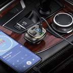 Car charger “E76 Pole” PD45W QC3.0 with wireless FM transmitter