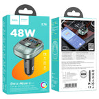 Car charger “E76 Pole” PD45W QC3.0 with wireless FM transmitter