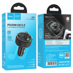 Car charger “E82 Guerrero” PD30W QC3.0 with wireless FM transmitter