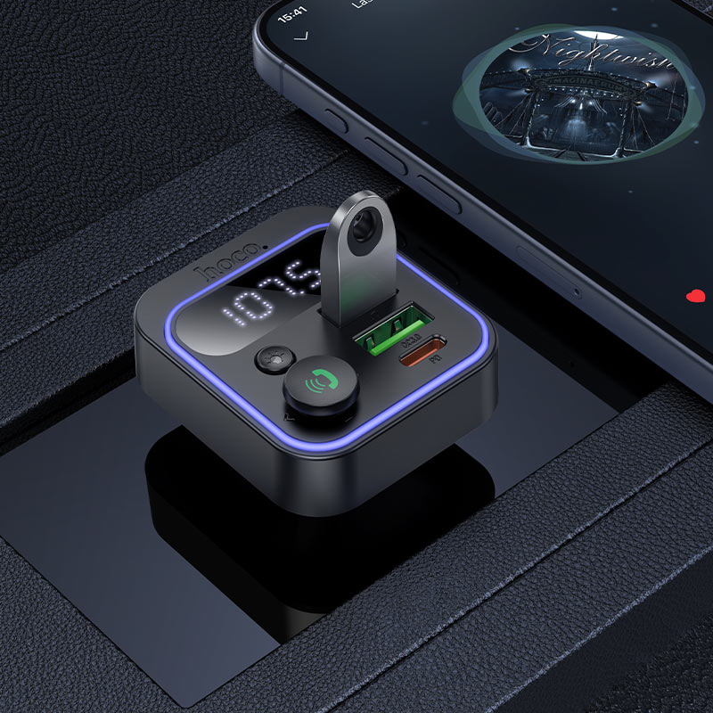 Car charger “E85 Tiger” PD20W QC3.0 with wireless FM transmitter