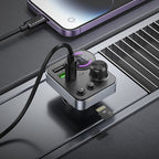 Car charger “E86 Alegria” PD30W QC3.0 with wireless FM transmitter