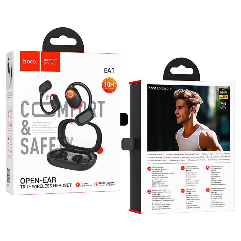 TWS headset “EA1 Spectrum” OWS ear-hook