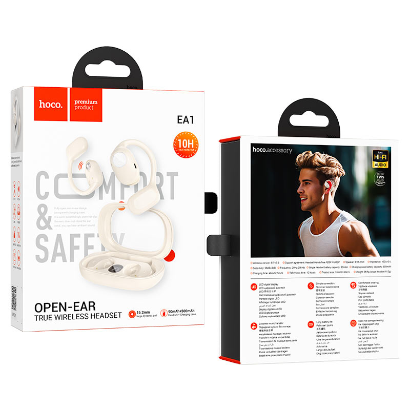 TWS headset “EA1 Spectrum” OWS ear-hook