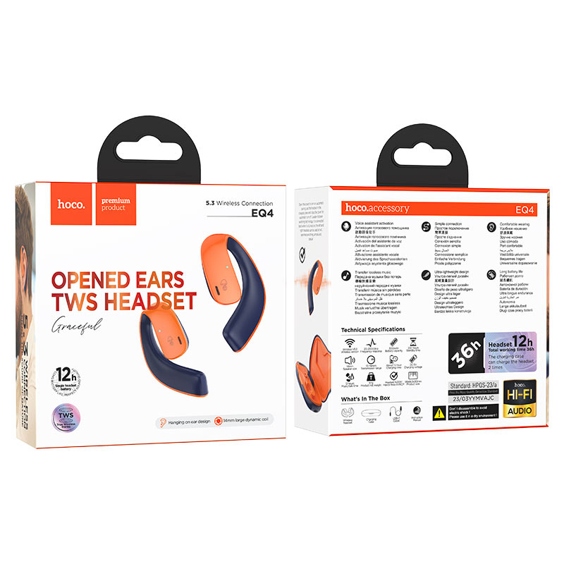 TWS headset “EQ4 Graceful” air conduction