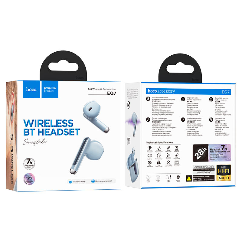 TWS headset “EQ7 Snowflake”