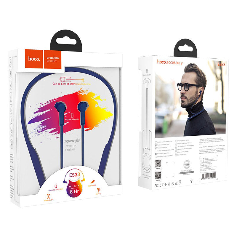 Wireless earphones “ES33 Mirth” sports headset