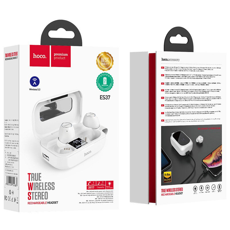 Wireless headset “ES37 Treasure song” with charging case