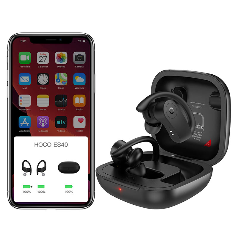 Wireless headset “ES40 Genial” TWS with charging case
