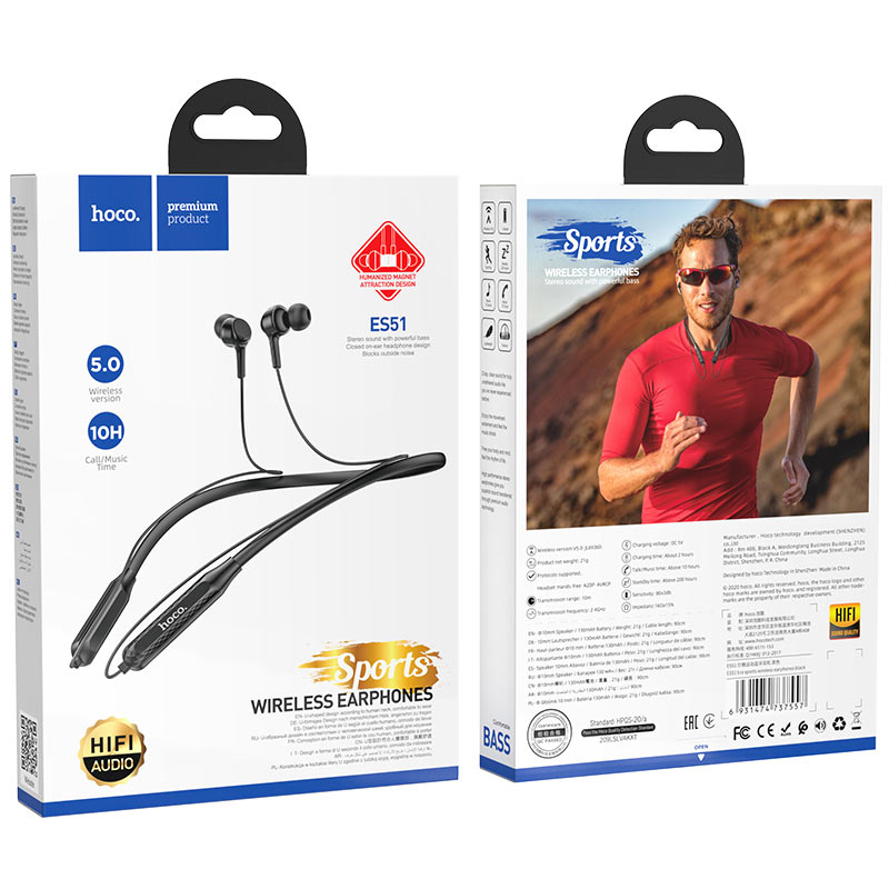 Wireless earphones “ES51 Era” sports headset