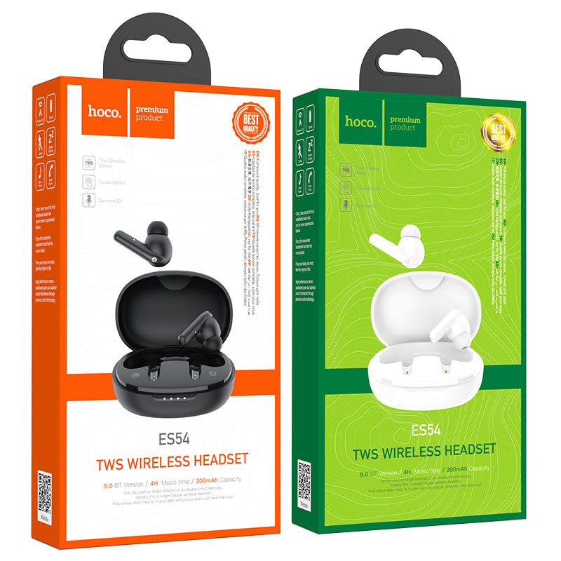 Wireless headset “ES54 Gorgeous” TWS with charging case