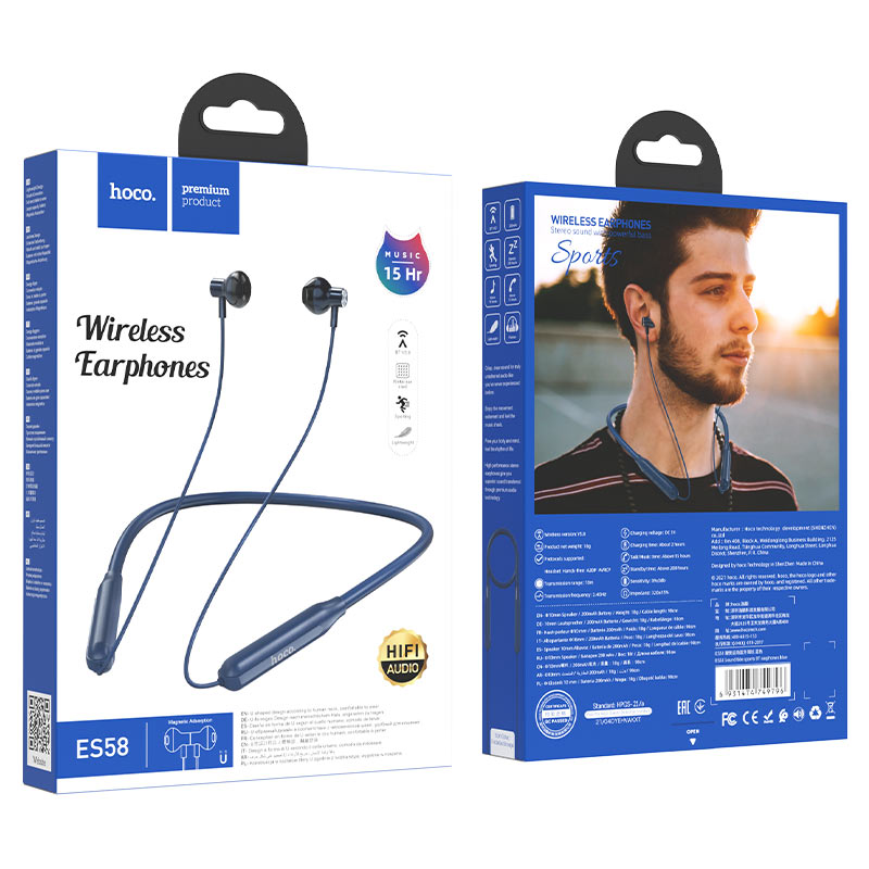 Wireless earphones “ES58 Sound tide” with mic