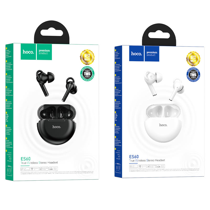 Wireless headset “ES60 Conqueror” TWS with charging case