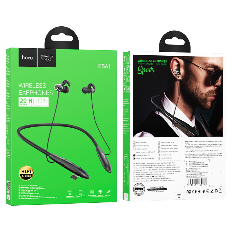 Wireless earphones “ES61 Manner” with mic
