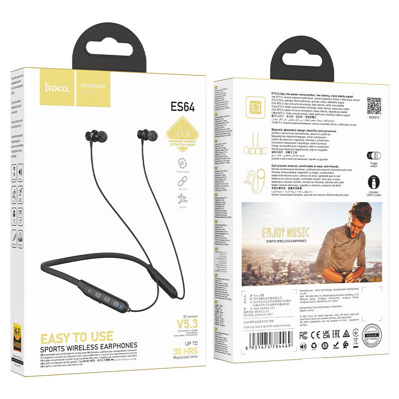 Wireless earphones “ES64 Easy Sound” with mic