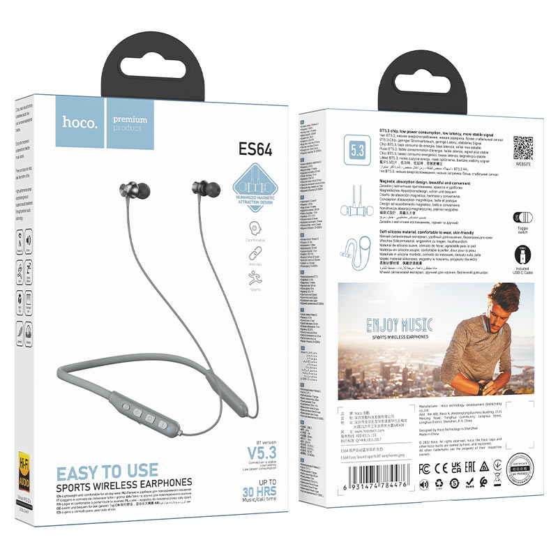 Wireless earphones “ES64 Easy Sound” with mic