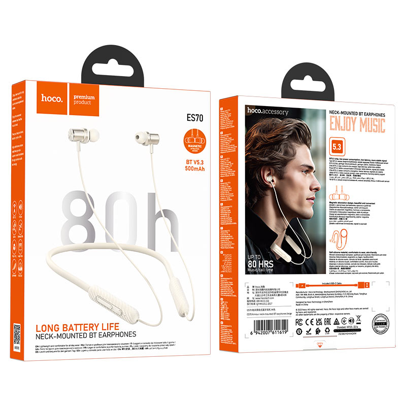 Wireless earphones “ES70 Armour” with mic