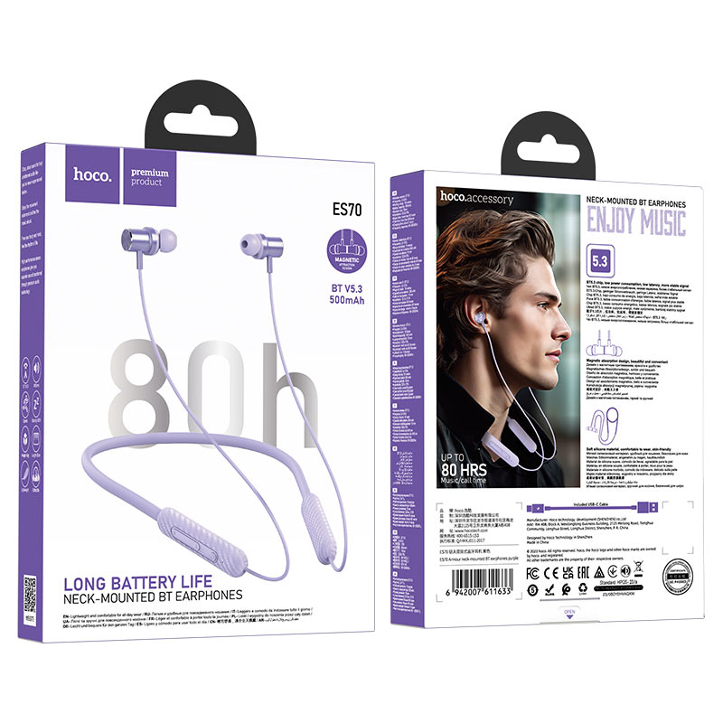 Wireless earphones “ES70 Armour” with mic