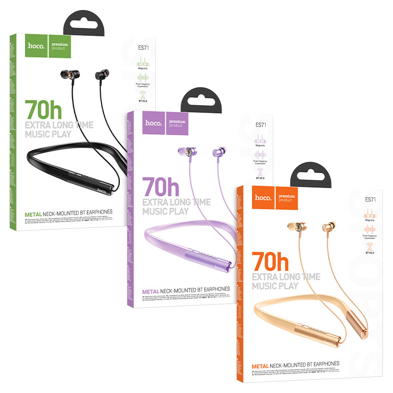 Wireless earphones “ES71 Platinum” with mic
