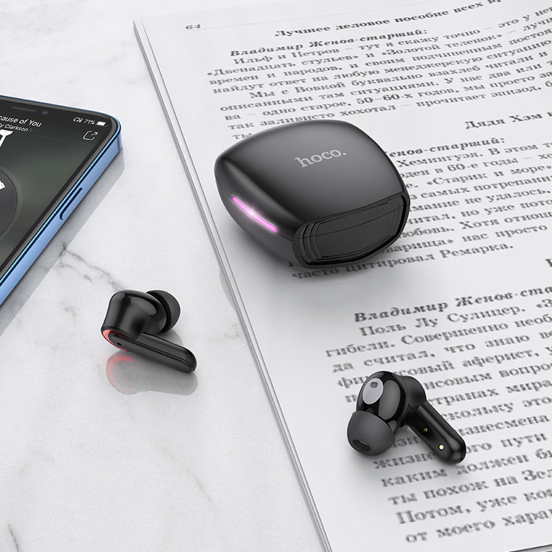 Wireless headset “EW13 Magic flow” ENC TWS with charging case