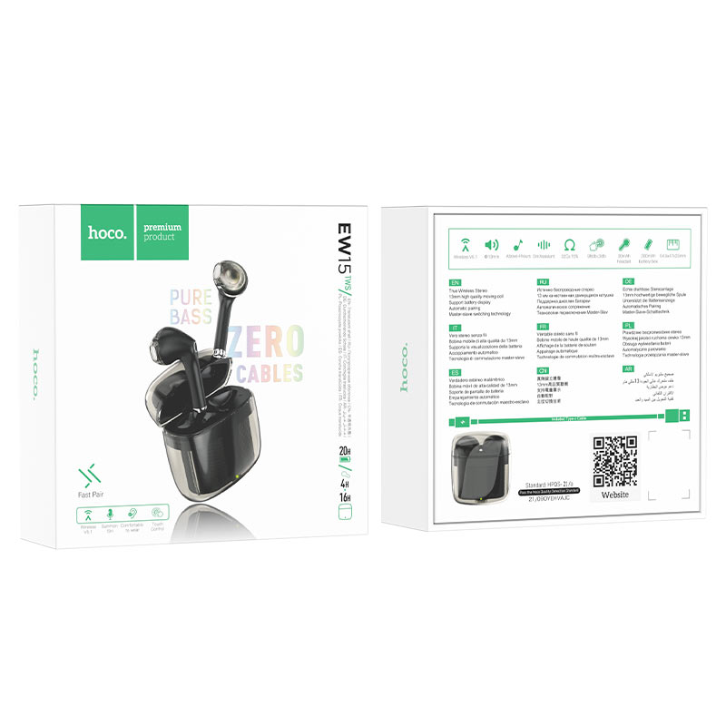 Wireless headset “EW15 Clear Explore Edition” TWS