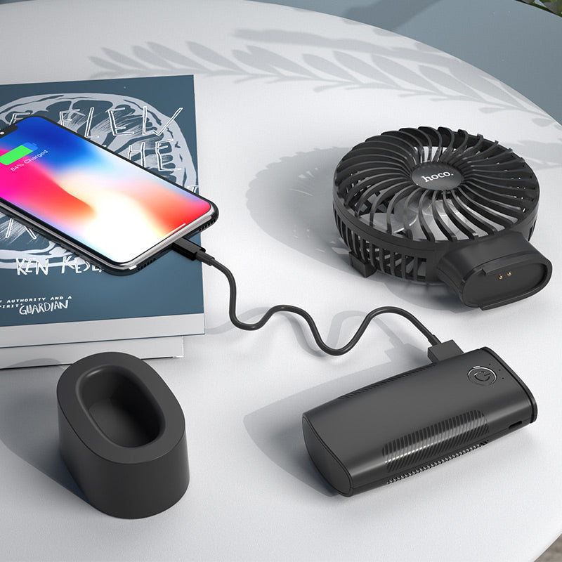 Portable fan “F11” and power bank 4000mAh