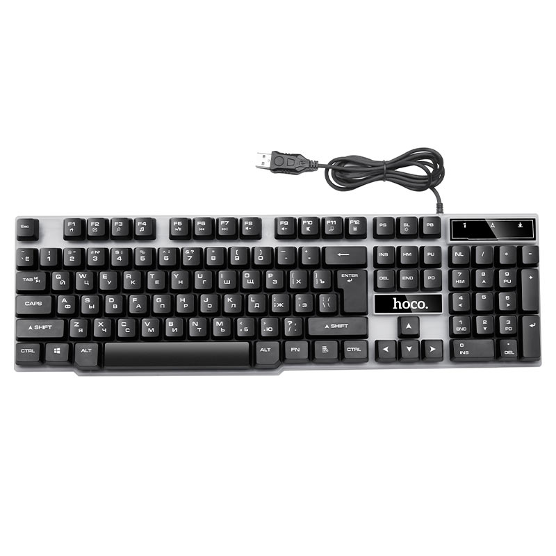 Keyboard + mouse set “GM11 Terrific glowing” RGB EN / RU