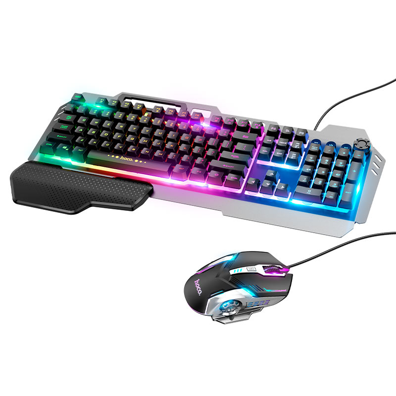 Keyboard + mouse set “GM12 Light and shadow” RGB EN / RU