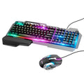 Keyboard + mouse set “GM12 Light and shadow” RGB EN / RU