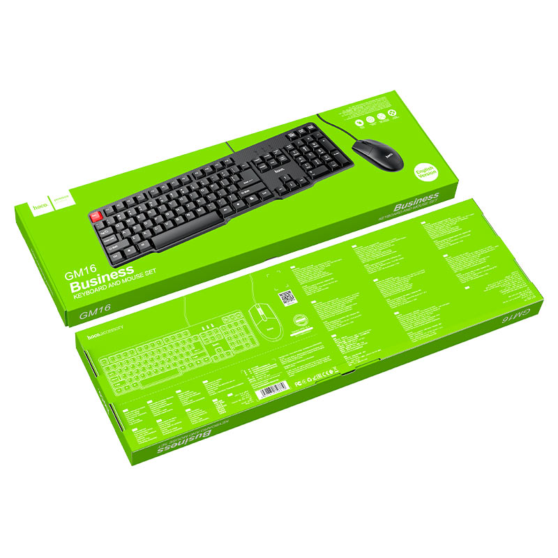 Keyboard + mouse set “GM16” EN / RU