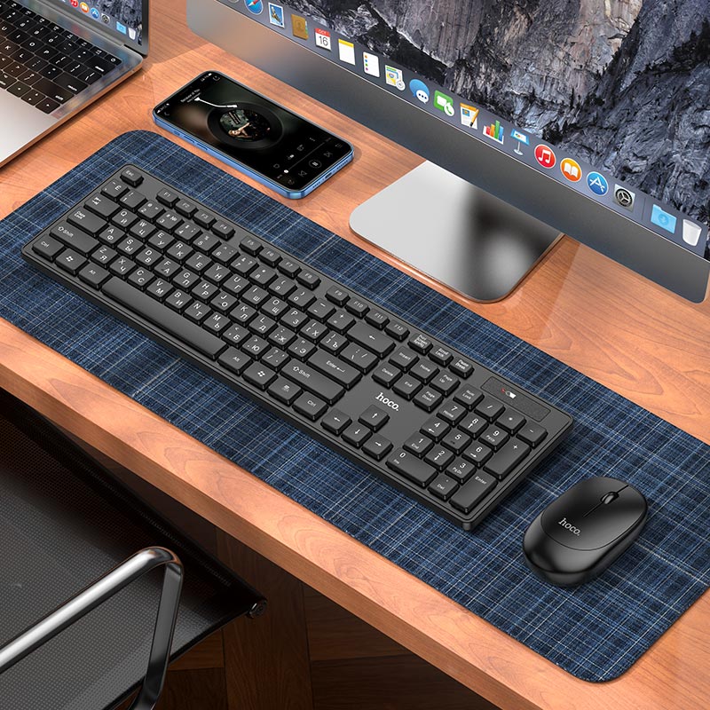 Keyboard + mouse set “GM17” wireless EN / RU