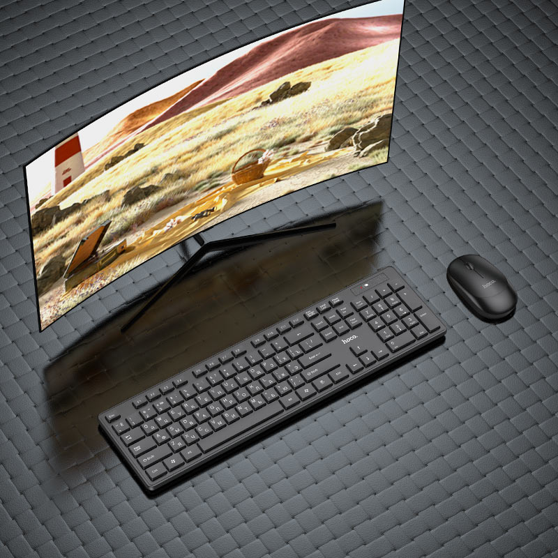 Keyboard + mouse set “GM17” wireless EN / RU