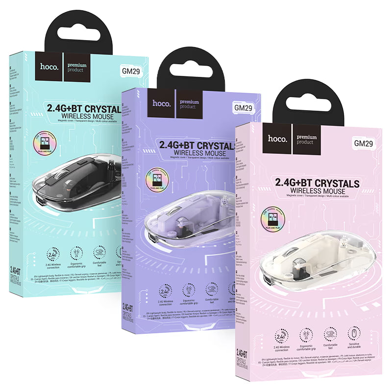 Wireless mouse “GM29 Mysterious” 2.4G / BT