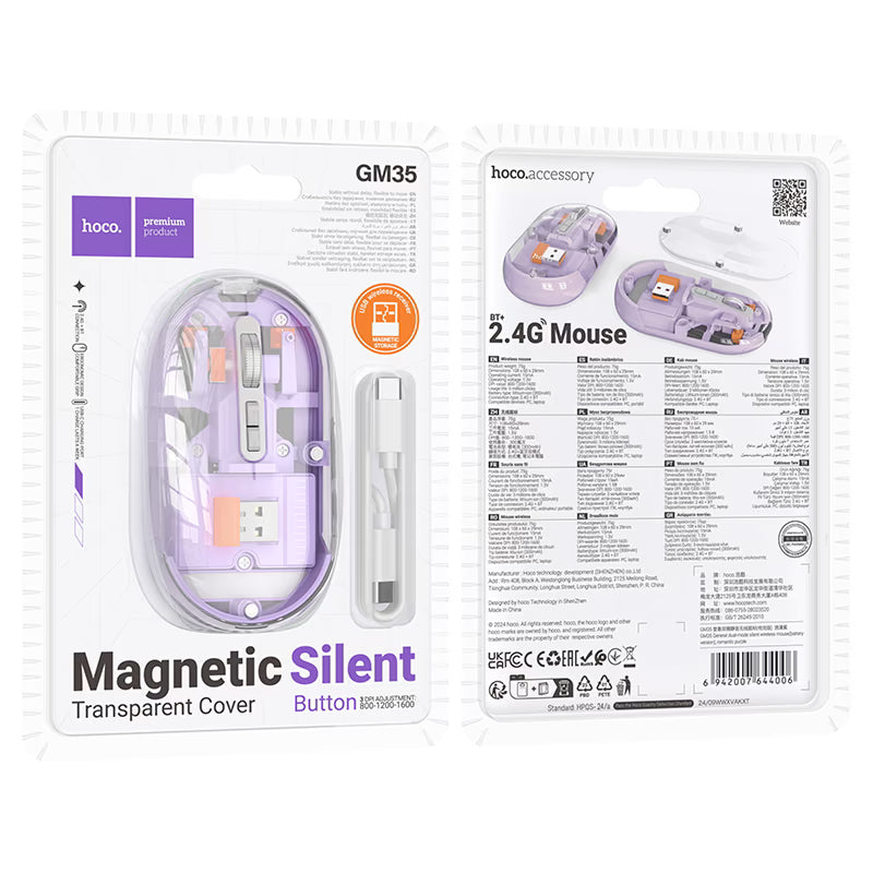 Wireless mouse “GM35 General”  2.4G / BT