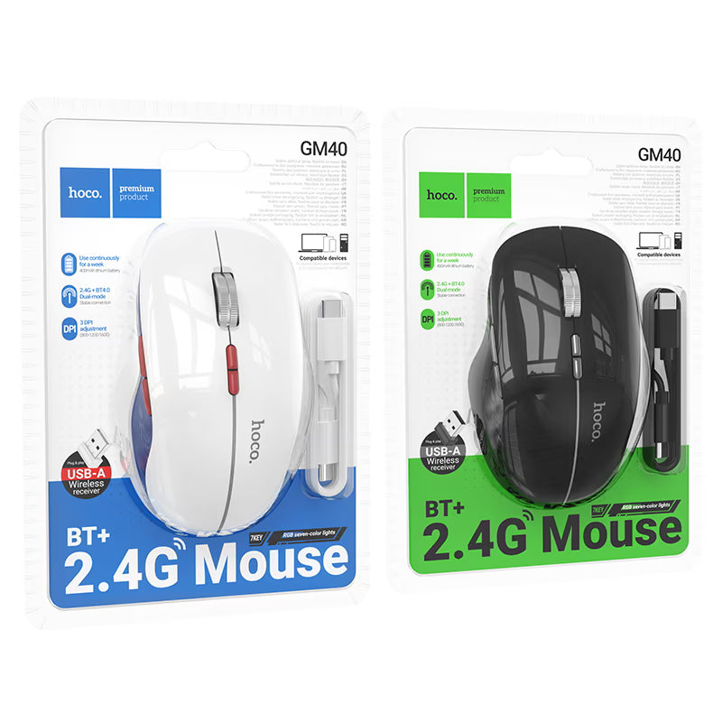 Wireless mouse “GM40 Dixon” 2.4G / BT