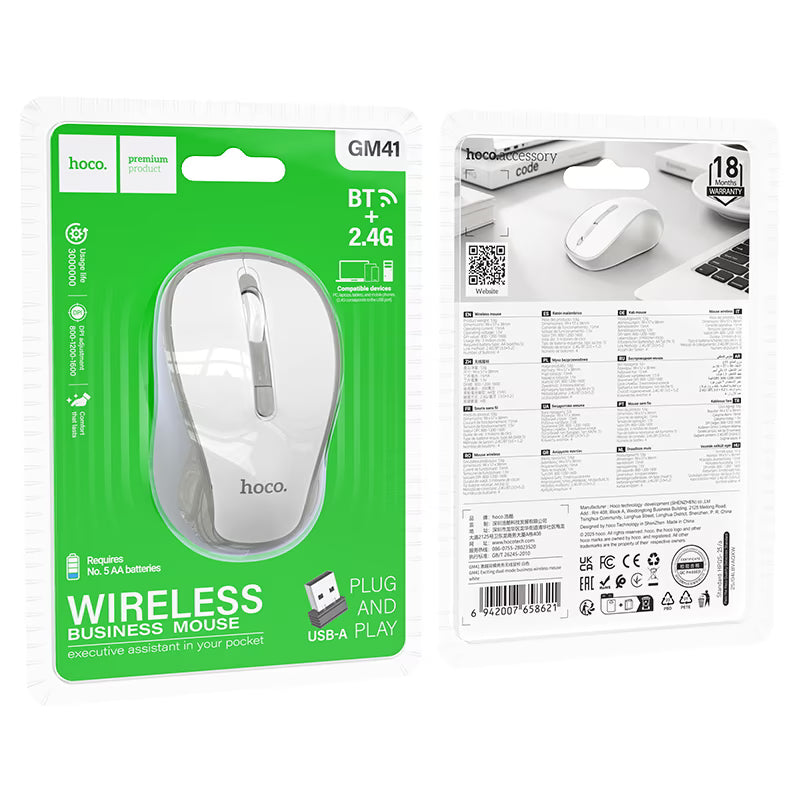Wireless mouse “GM41 Exciting” 2.4G / BT