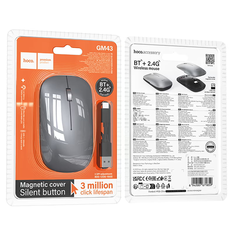 Wireless mouse “GM43 Adelanto” 2.4G / BT