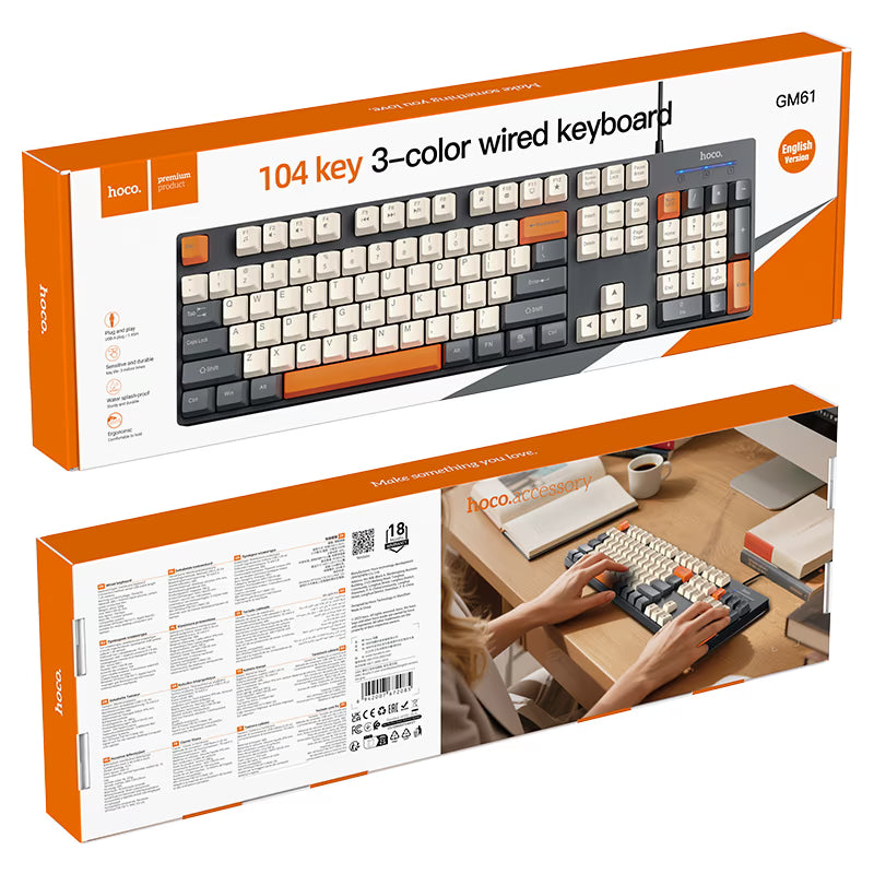 Wired keyboard “GM61 Murphy” EN / RU