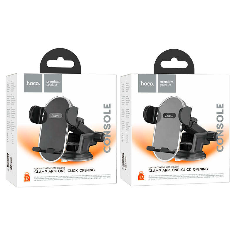 Car holder “H3 Shiny” for dashboard