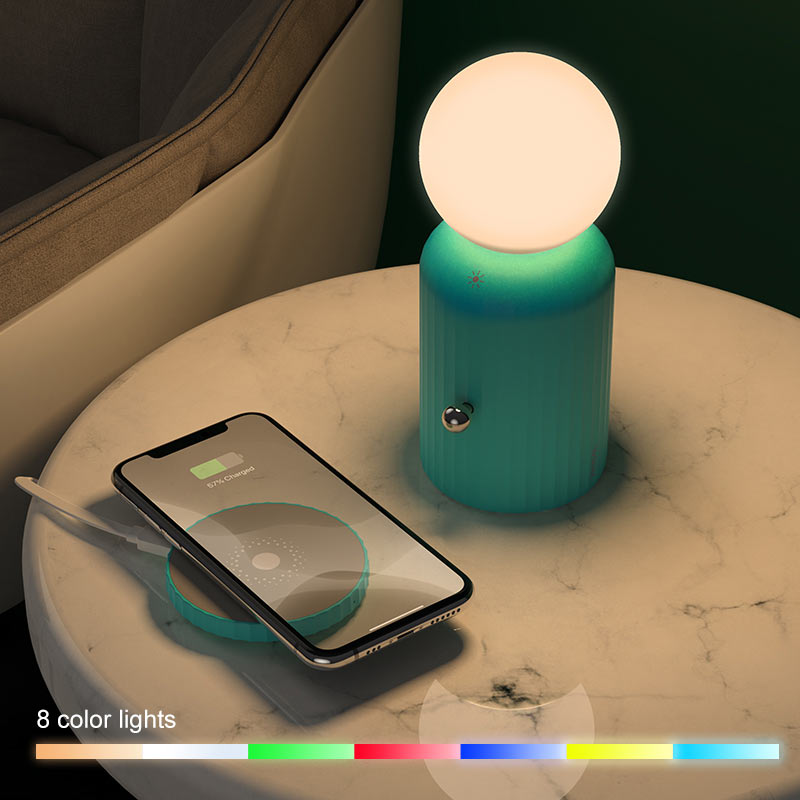 Night light “H8 Jewel” with wireless charger