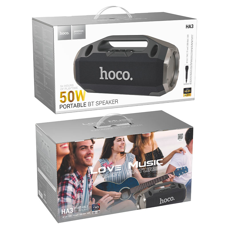Wireless speaker “HA3 Drum” portable loudspeaker