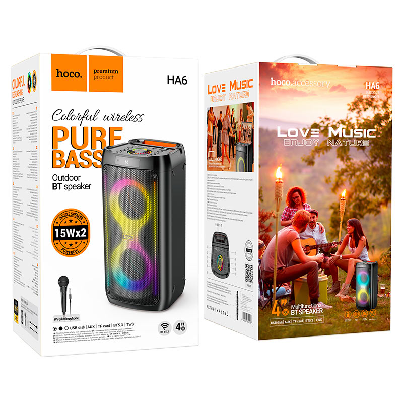 Wireless speaker “HA6 Danny” portable loudspeaker
