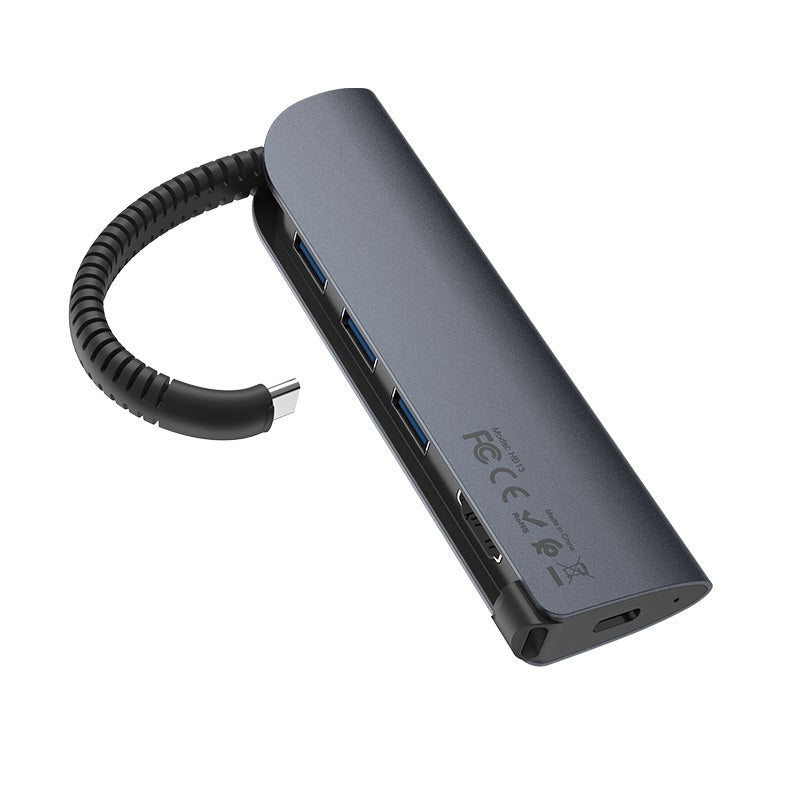 Type-C hub “HB13 EasyLink” USB-C to 3 ports USB3.0 HDTV PD  converter